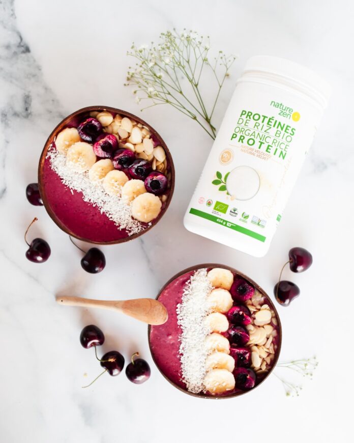 Photo by Nature Zen a couple of bowls of food on a table