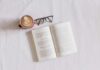 생활 속 뇌건강 관리, 가까이에서 실천하는 새로운 습관들 book near eyeglasses and cappuccino